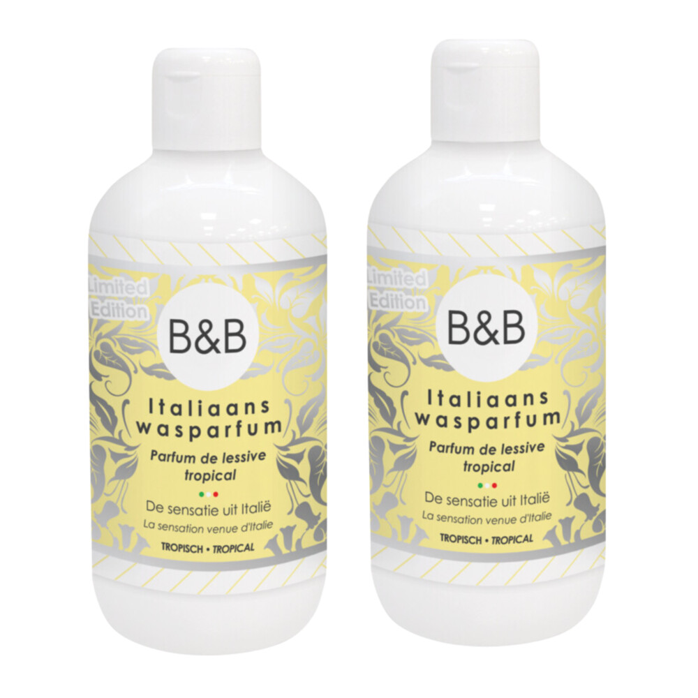2x B&B Italiaanse Wasparfum Limited Edition Tropical 250 ml