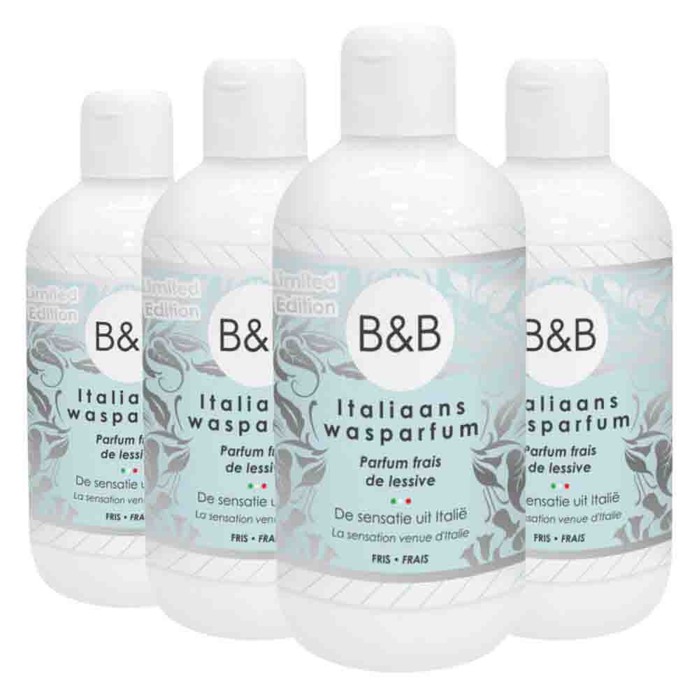4x B&B Italiaanse Wasparfum Limited Edition Fris 250 ml
