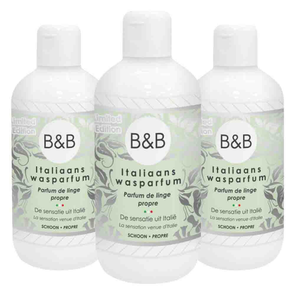 3x B&B Italiaanse Wasparfum Limited Edition Schoon 250 ml