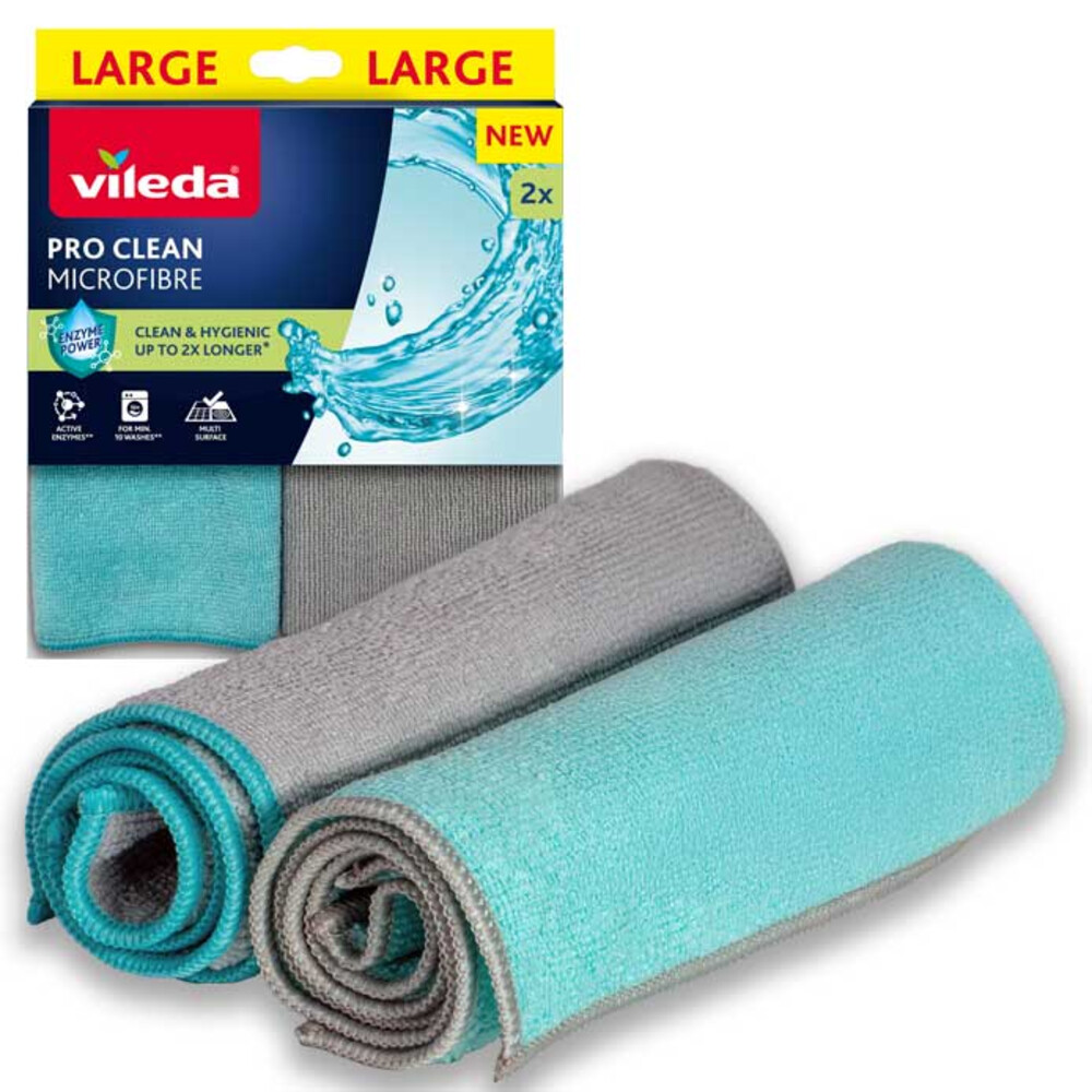 11x Vileda Microvezeldoek Pro Clean 2 stuks