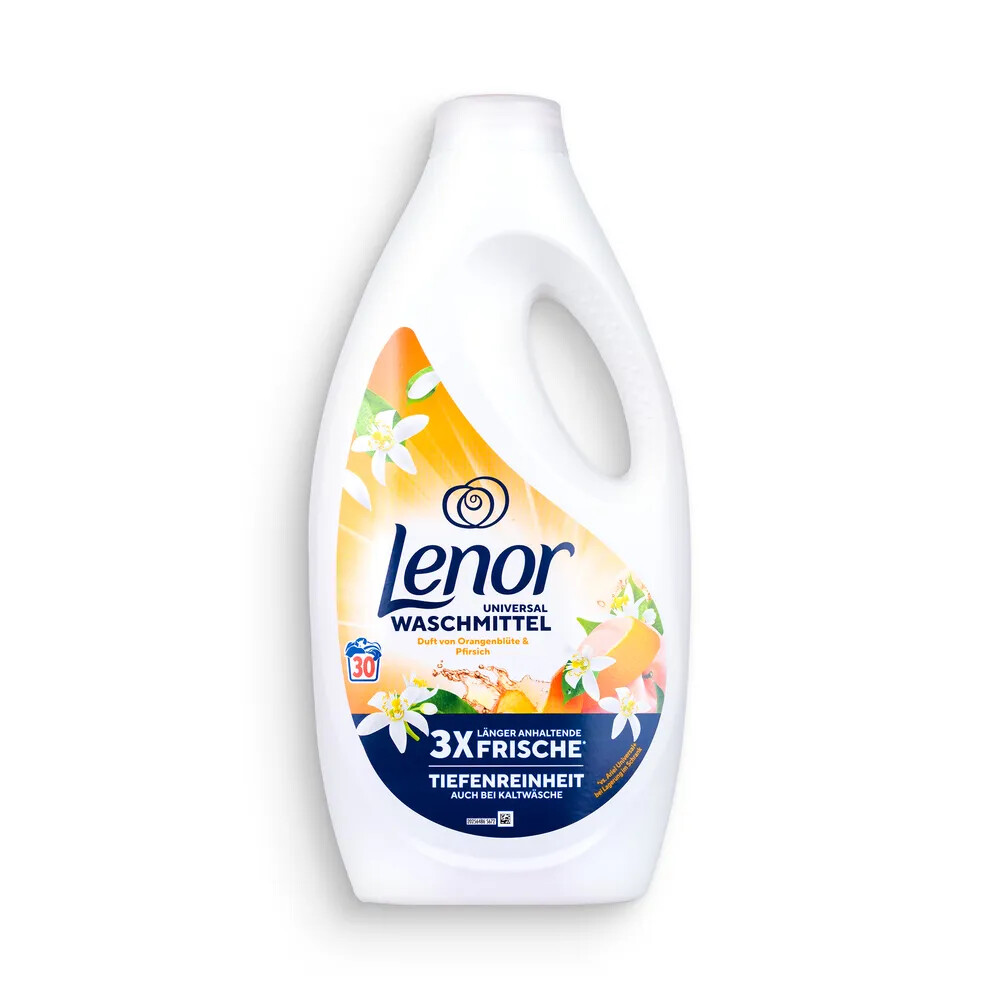 Lenor Vloeibaar Wasmiddel Orange Blossom&Peach 30 Wasbeurten 1,5 l