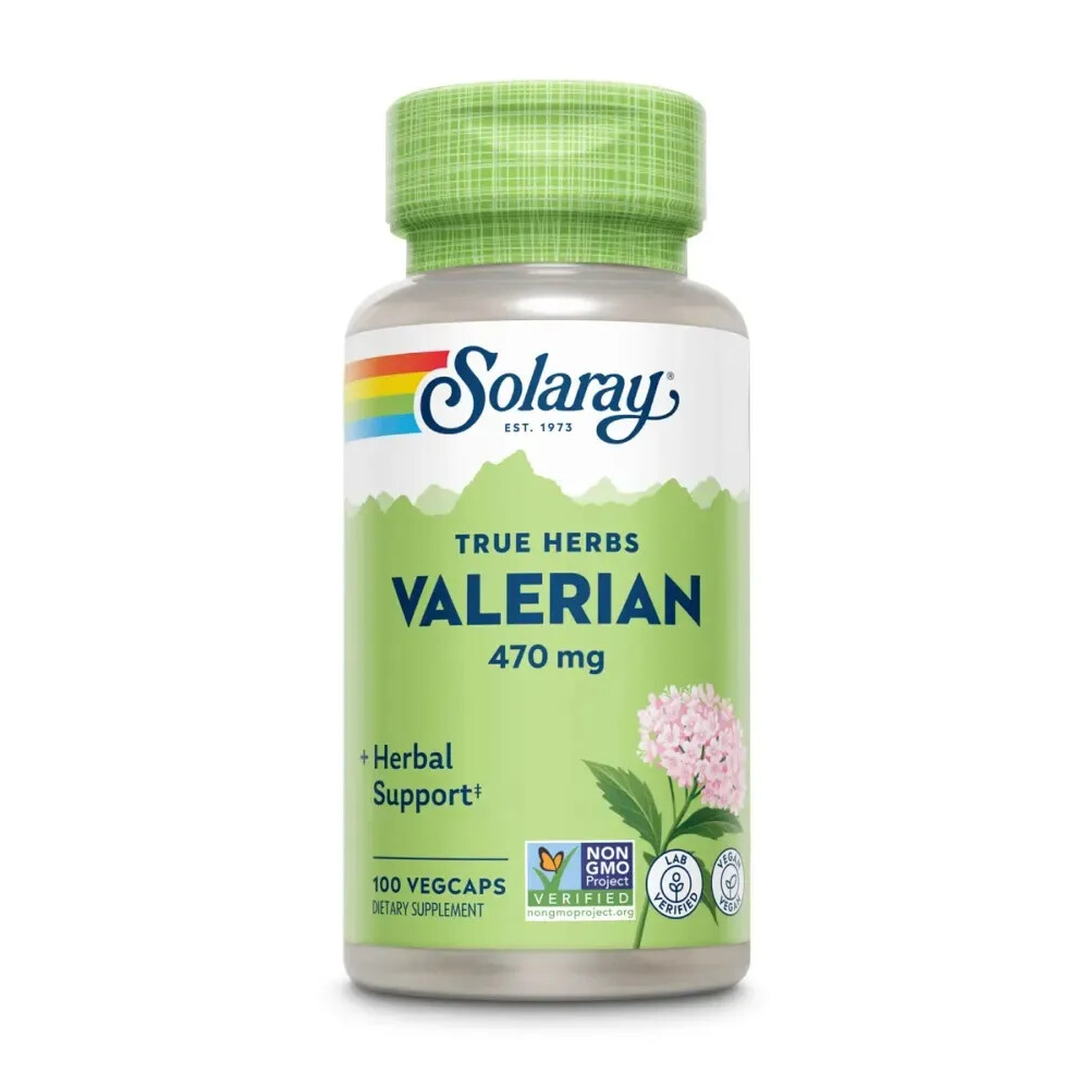 2x Solaray Valeriaan 470 mg 100 vegacapsules