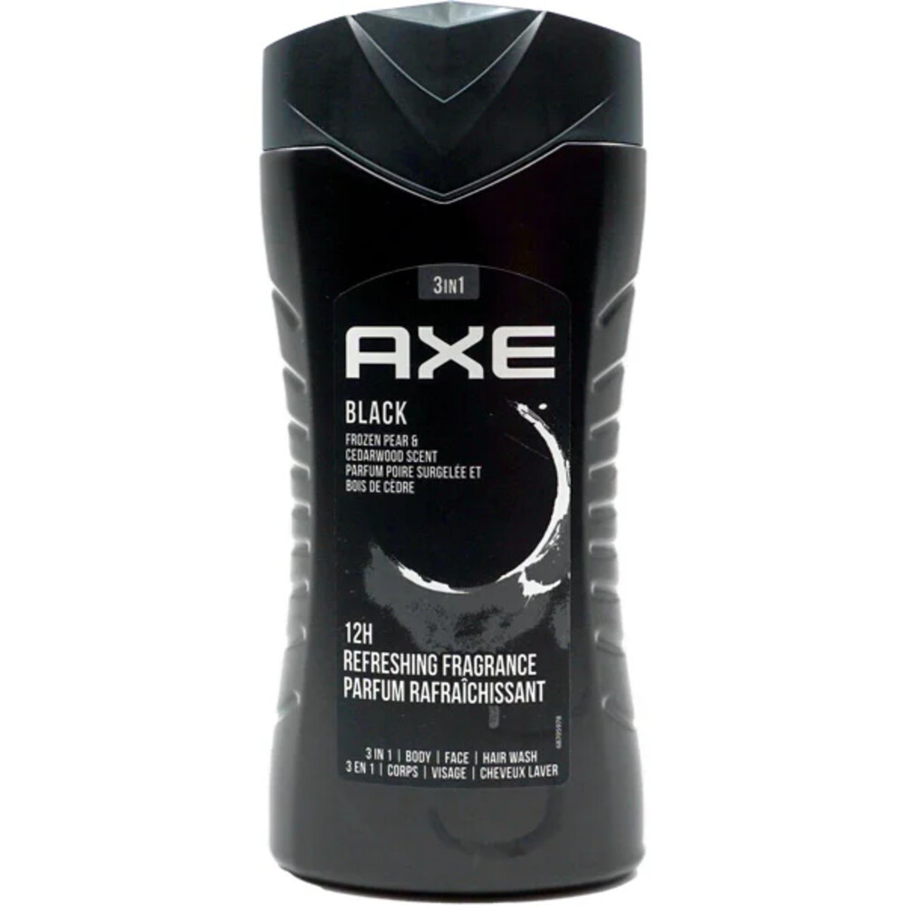 6x Axe 3-in-1 Douchegel Black 250 ml