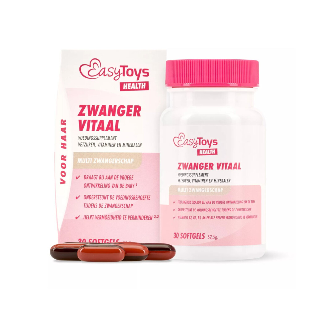 Easytoys Supplementen Vrouw Zwanger Vitaal 30 tabletten