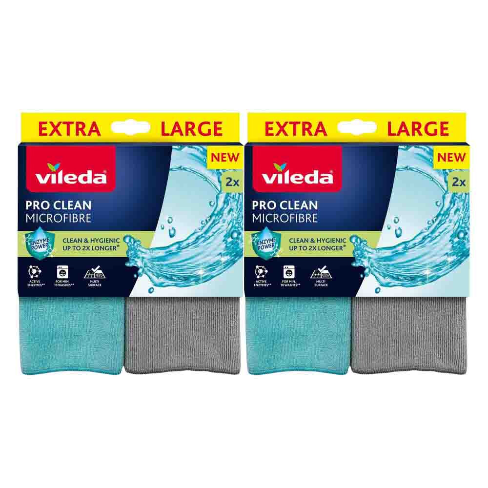 2x Vileda Microvezeldoek Pro Clean 2 stuks