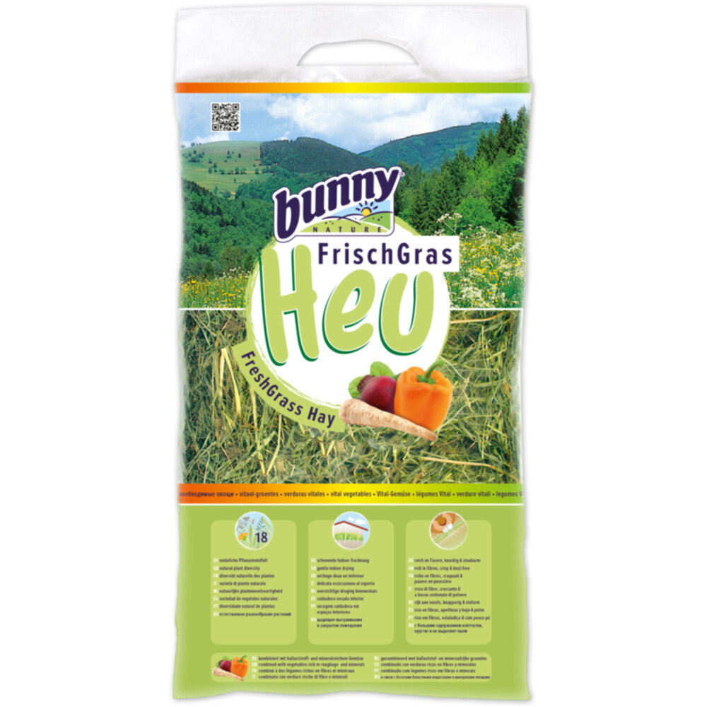 Bunny Nature Knaagdiervoer Vers Gras Hooi Groente 500 gr