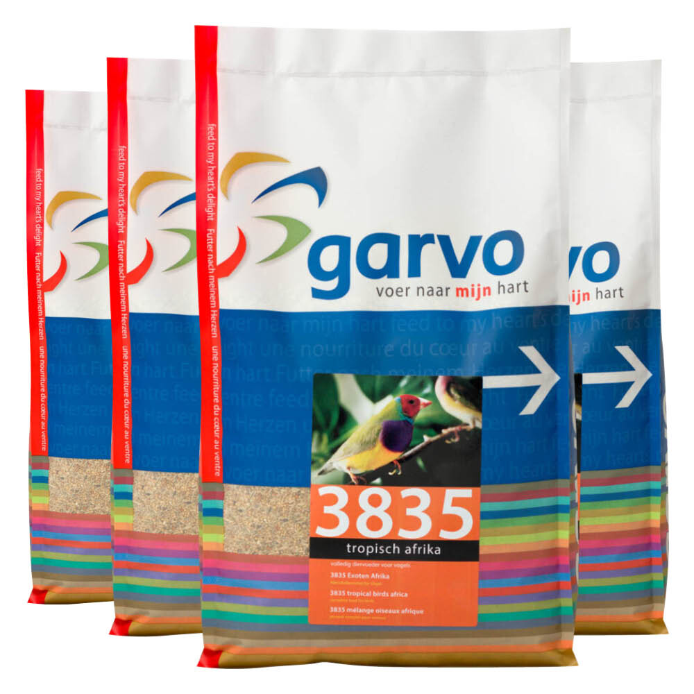 4x Garvo Vogelvoer Tropisch Afrika 4 kg