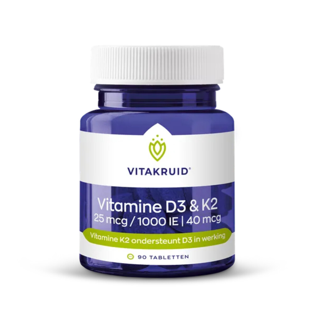 Vitakruid Vitamine D3 K2 90 tabletten