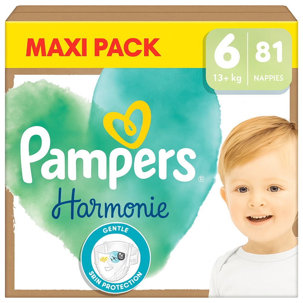 Pampers Harmonie Luiers Maat 6 (13+ kg) 81 stuks