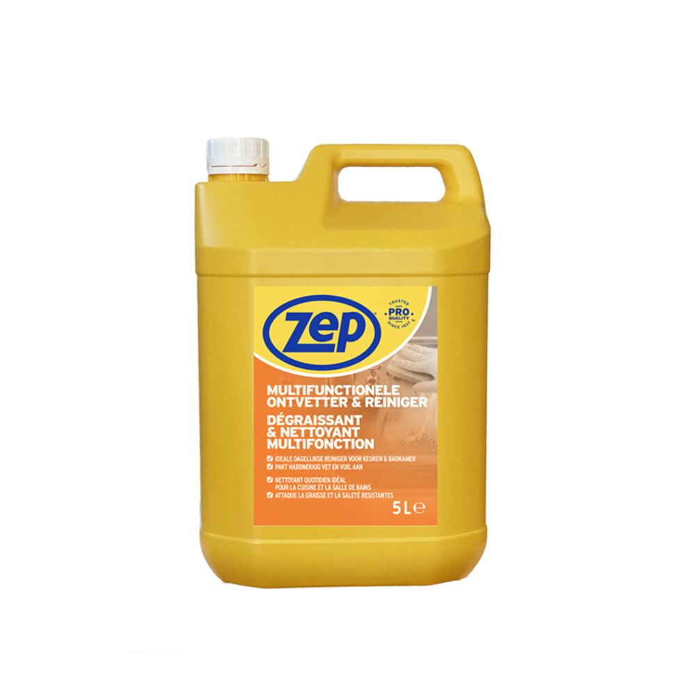 4x Zep Multifunctionele Ontvetter&Reiniger 5 liter