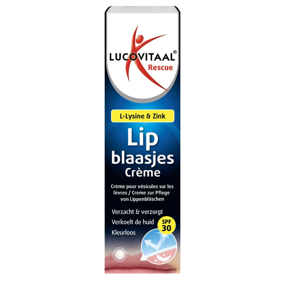 2+2 gratis: Lucovitaal Lipblaasjes Crème 7 ml