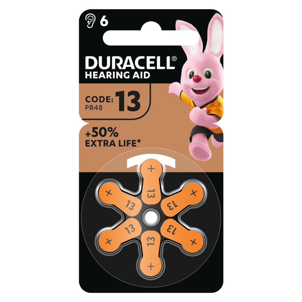 2e 60% Korting, Duracell Gehoorapparaat Batterijen 13 6 Stuks