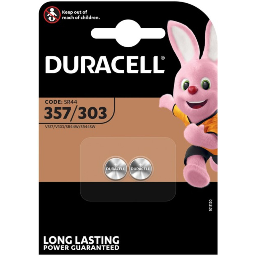 4x Duracell Knoopcelbatterijen 357-303 2 Stuks