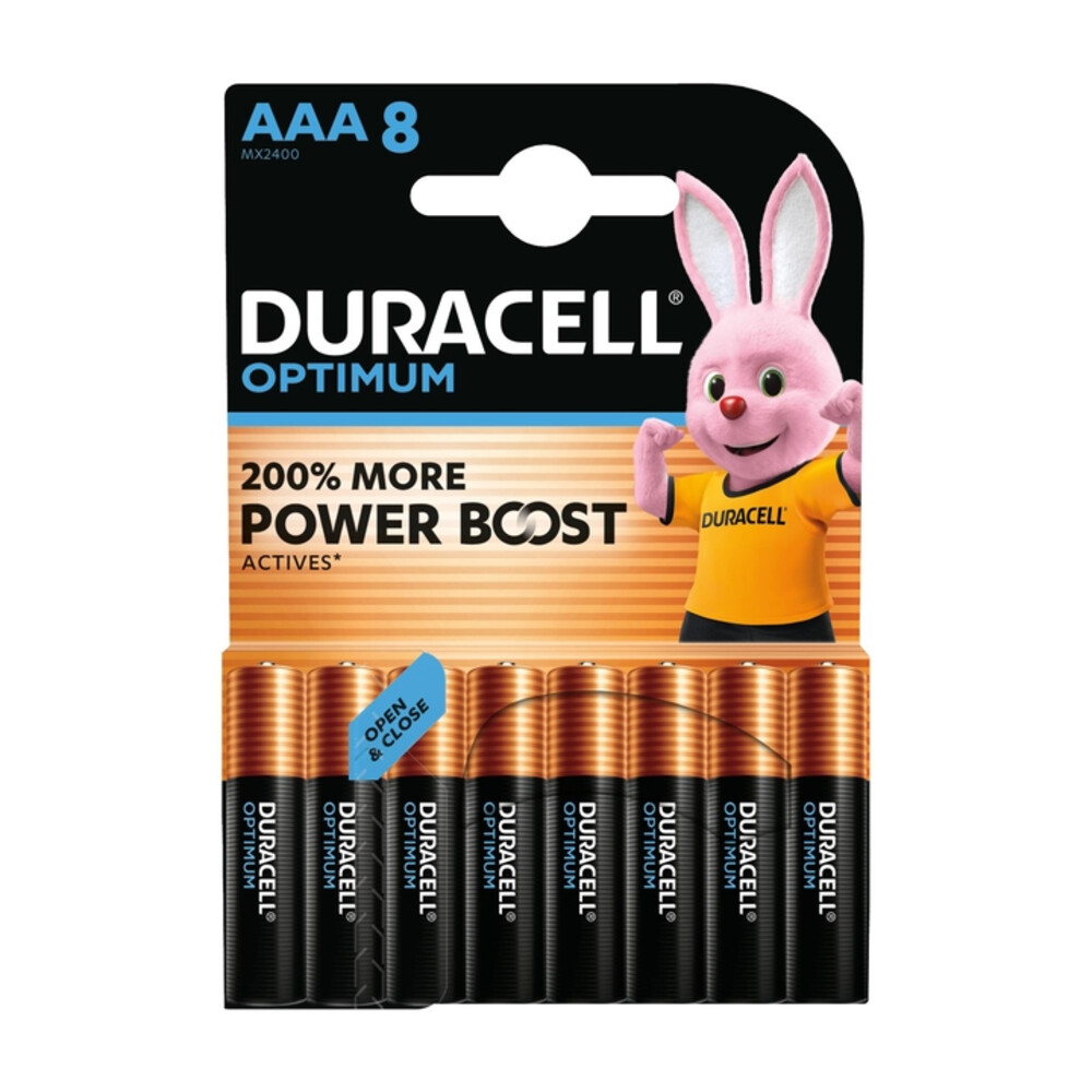 Duracell Alkaline Batterijen Optimum AAA 8 stuks