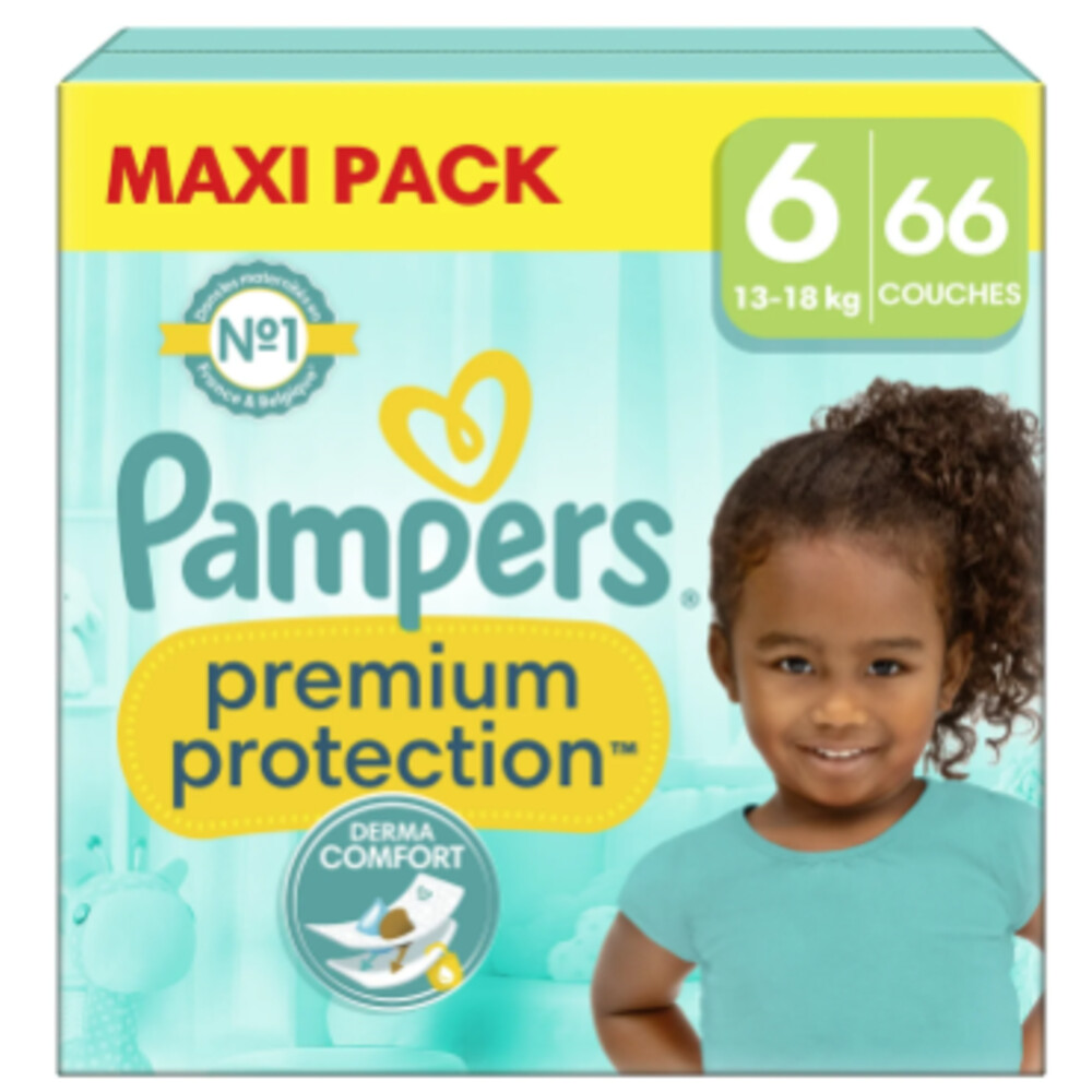 Pampers Premium Protection Luiers Maat 6 (13-18 kg) 66 stuks