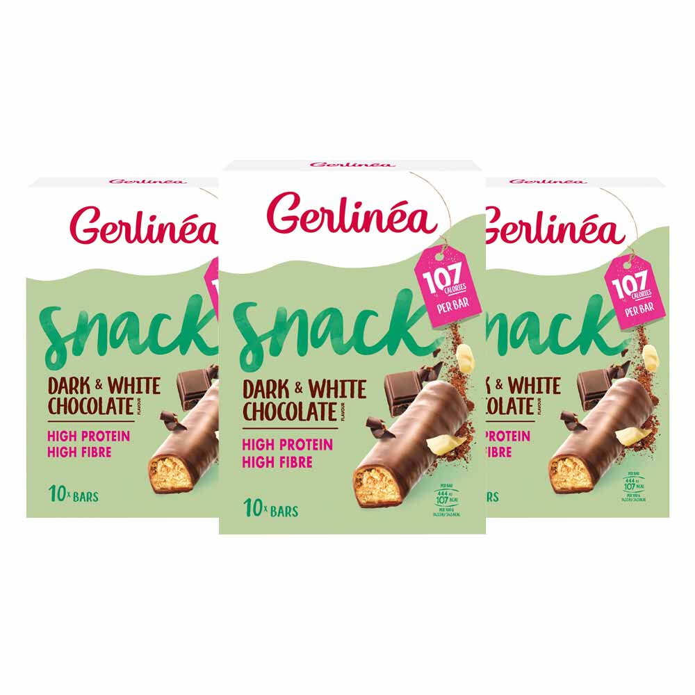 3x Gerlinea Repen Pure & Witte Chocolade 10 x 31 gr