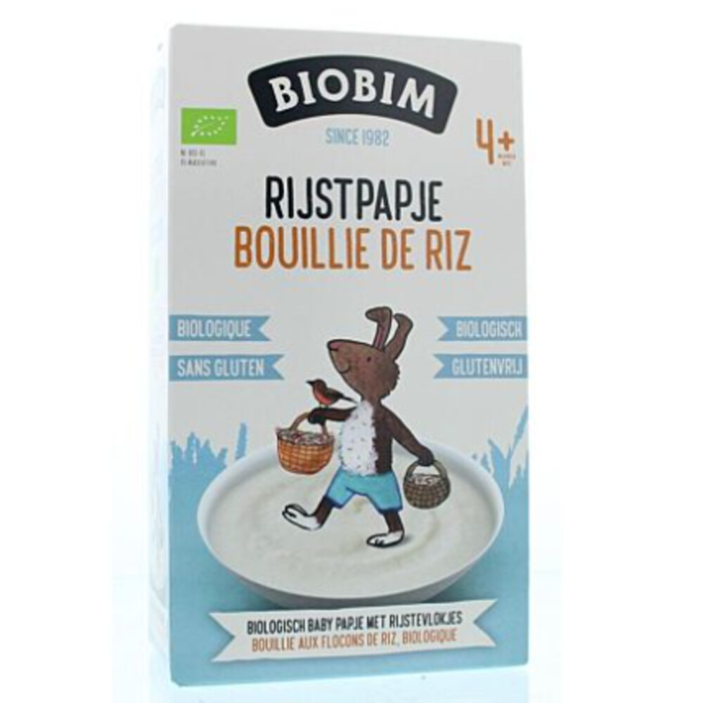 Biobim Rijstpapje 4+ mnd Bio 200 gr