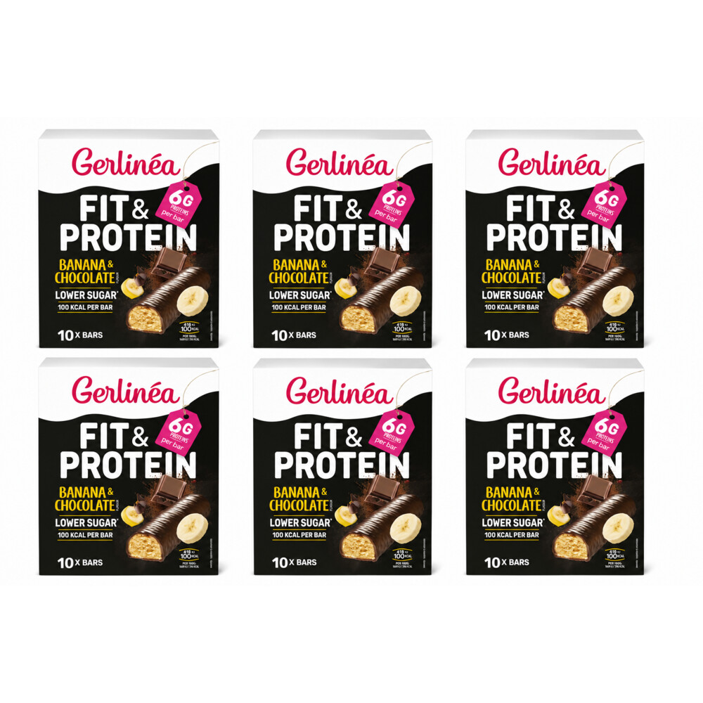 6x Gerlinea Repen Banaan & Chocolade 10x31 gr