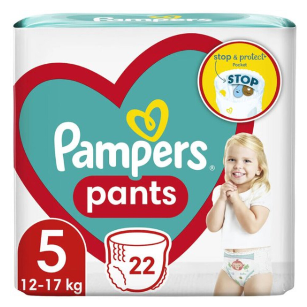 Pampers 4x  Baby Dry Luierbroekjes Maat 5 (12-17 kg) 22 stuks
