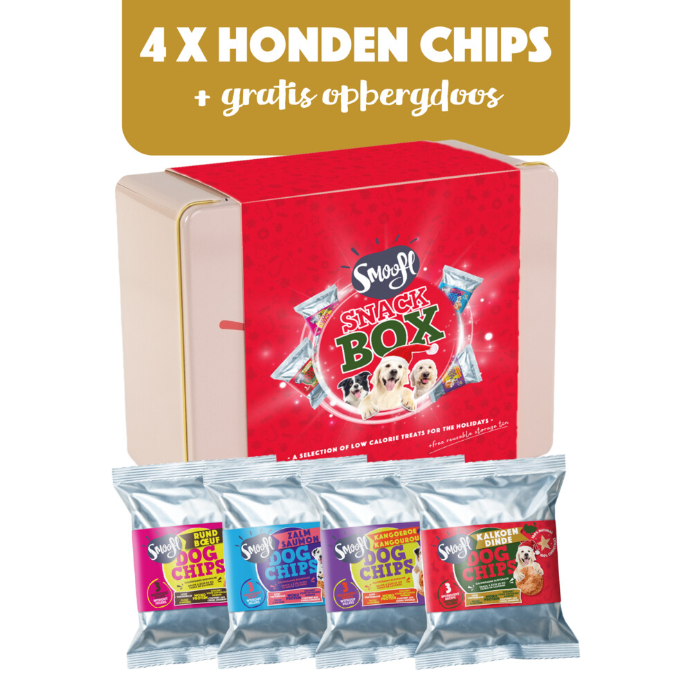 Smoofl 6x  Hondensnack Snack Box 200 gr