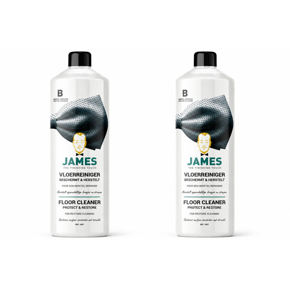 2x James Vloerreiniger Beschermt & Herstelt 1 liter