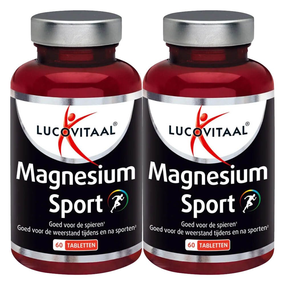 2x Lucovitaal Magnesium Sport 60 tabletten