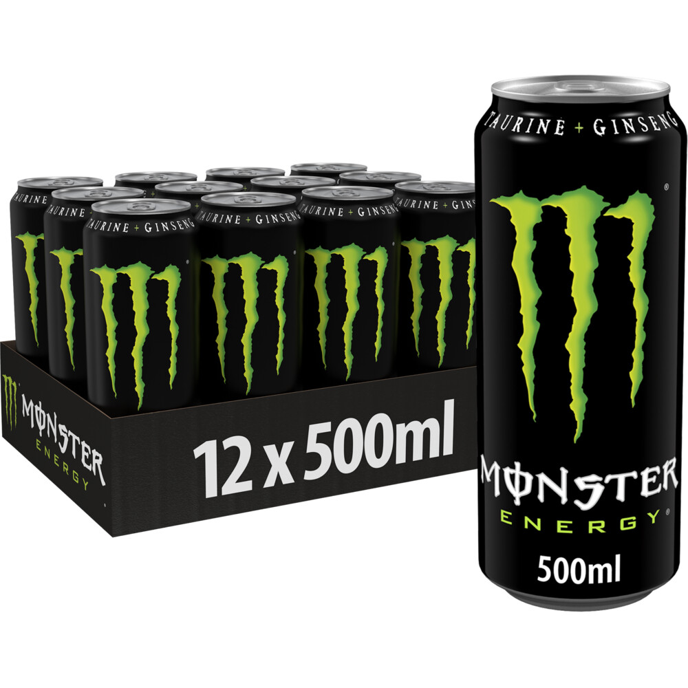 Monster Energy Regular Green 12 x 500 ml