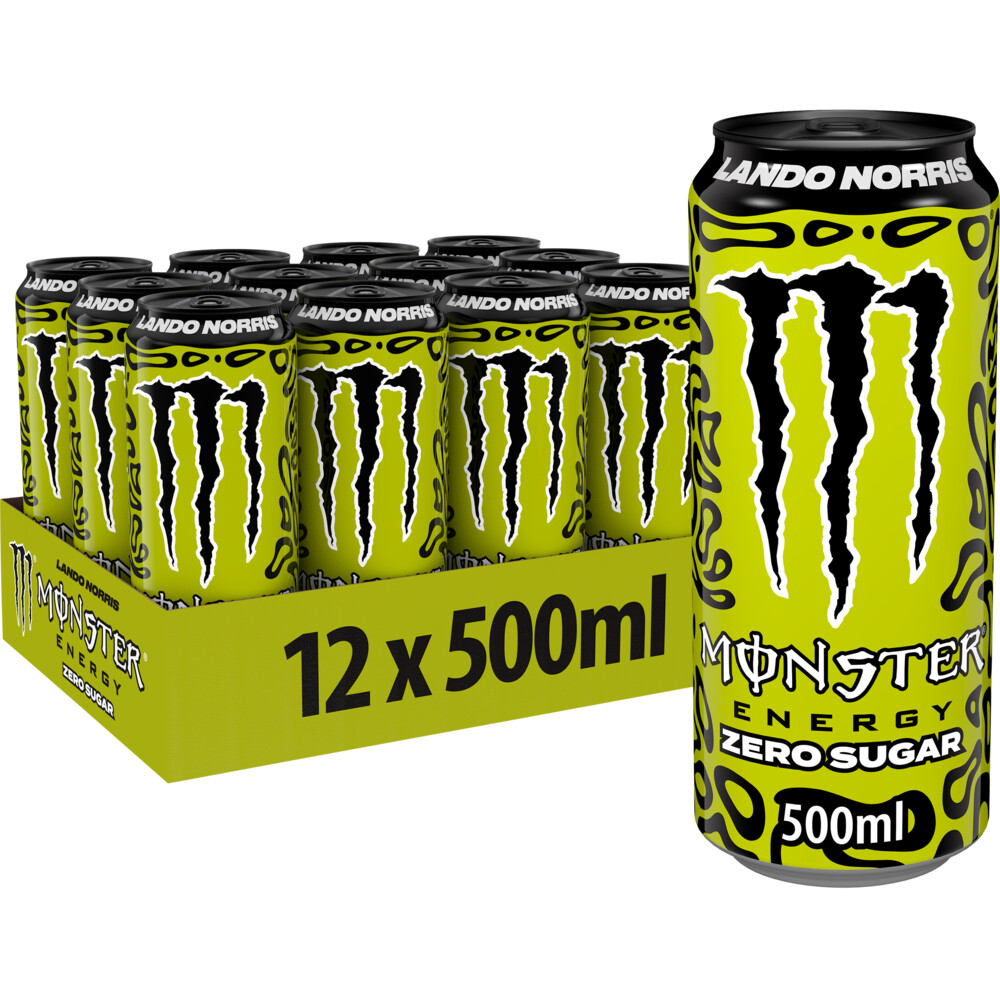 Monster Energy Zero Sugar Lando Norris 12 x 500 ml
