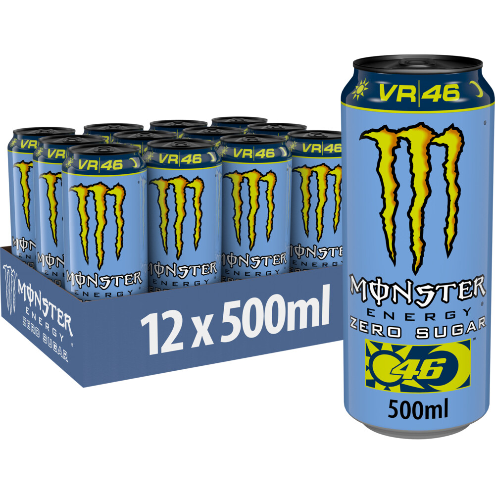 Monster Energy Zero Sugar Valentino Rossi 12 x 500 ml
