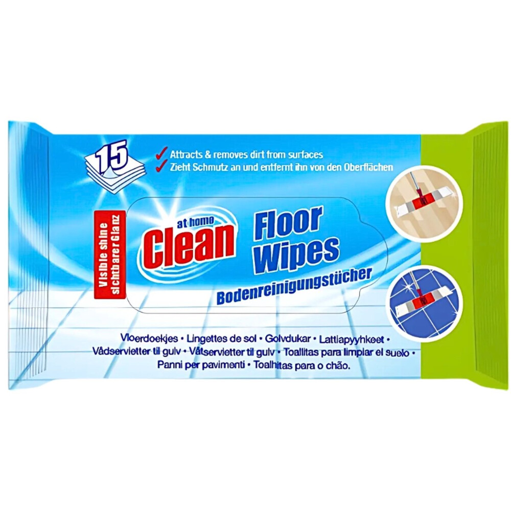At Home Reinigingsdoekjes Vloer 15 stuks