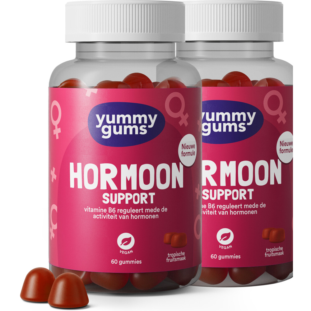2x Yummygums Hormoon Support 60 gummies