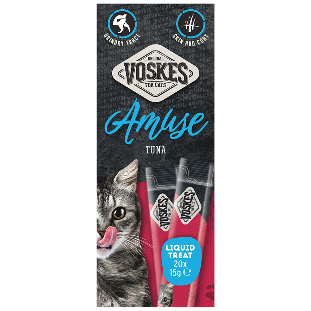 Voskes Kattensnack Liquid Treat Tonijn 20x15 gr
