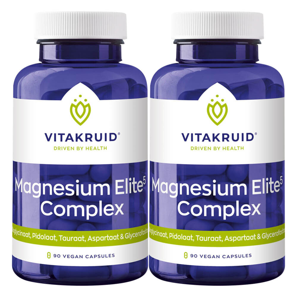 2x Vitakruid Magnesium Elite Complex 90 vegancapsules