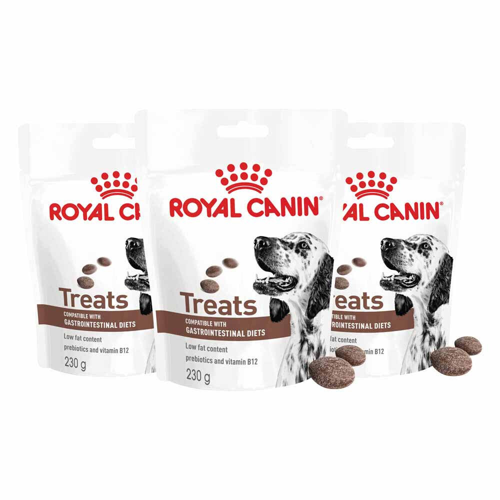 3x Royal Canin Hondensnack Gastrointestinal Treats 230 gr