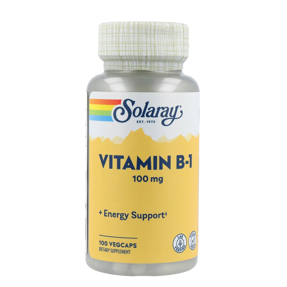 Solaray Vitamine B1 100 mg 100 capsules