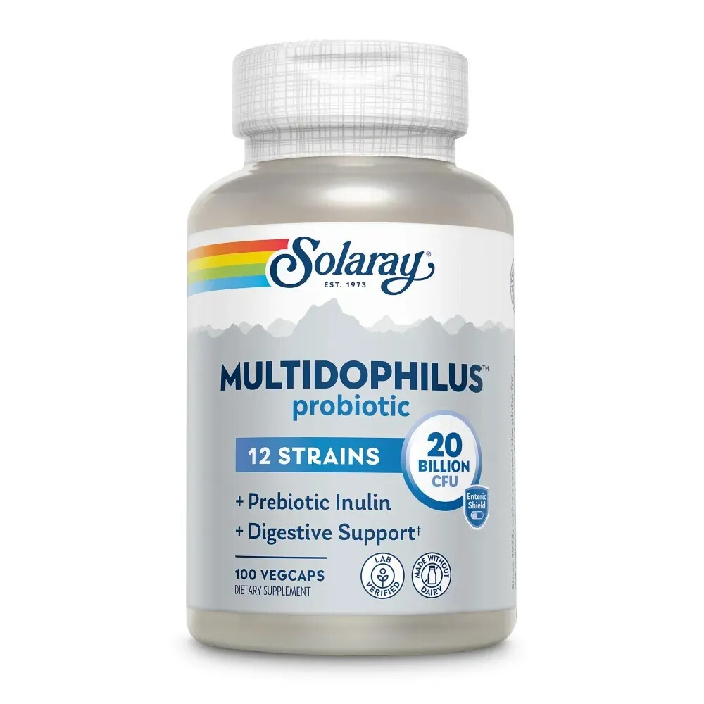 Solaray Multidophilus 12 Zuurstabiel 100 vegacapsules