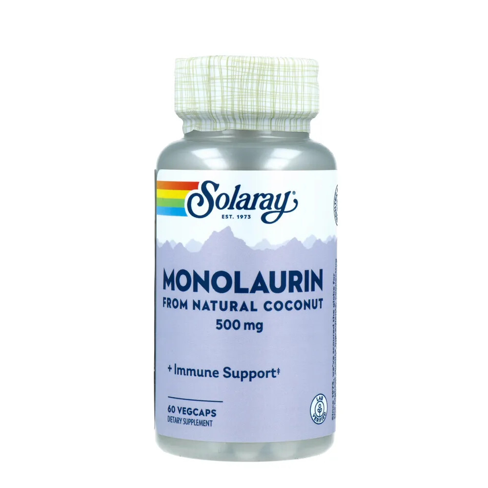 2x Solaray Monolaurine 500 mg 60 capsules