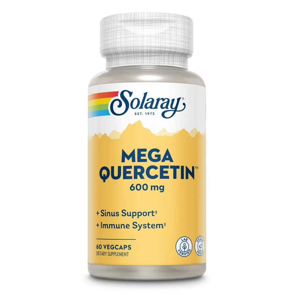 2x Solaray Mega Quercetine 600mg 60 vegacapsules