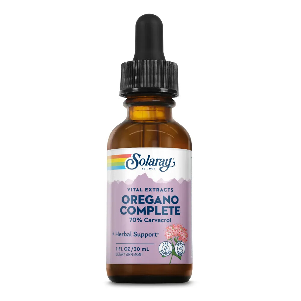 Gratis Verzending: 2x Solaray Oregano Complete 30 ml