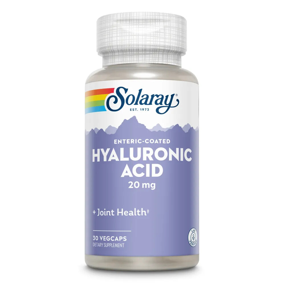 2x Solaray Hyaluronzuur 20mg 30 vegacapsules