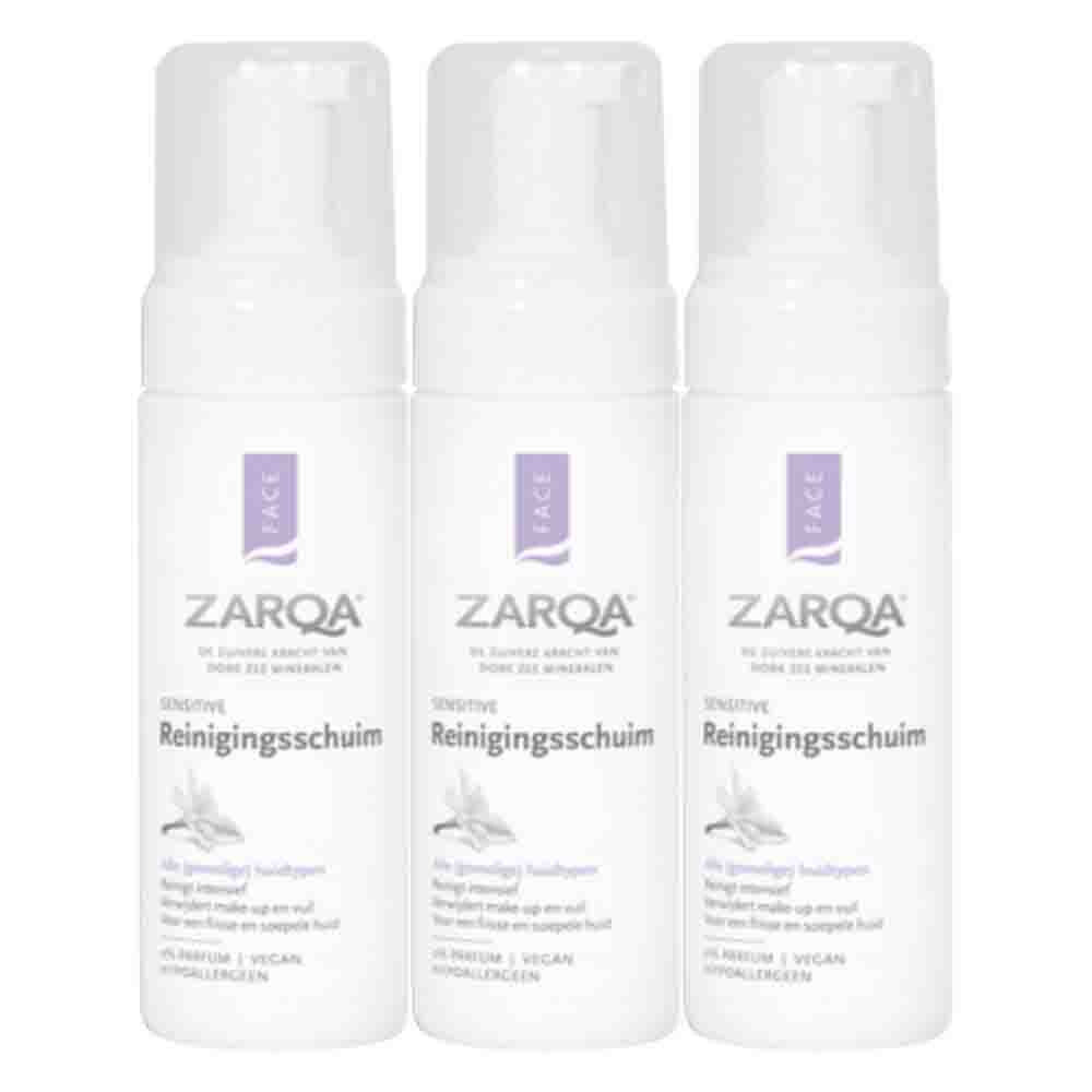 3x Zarqa Sensitive Reinigingsschuim 150 ml