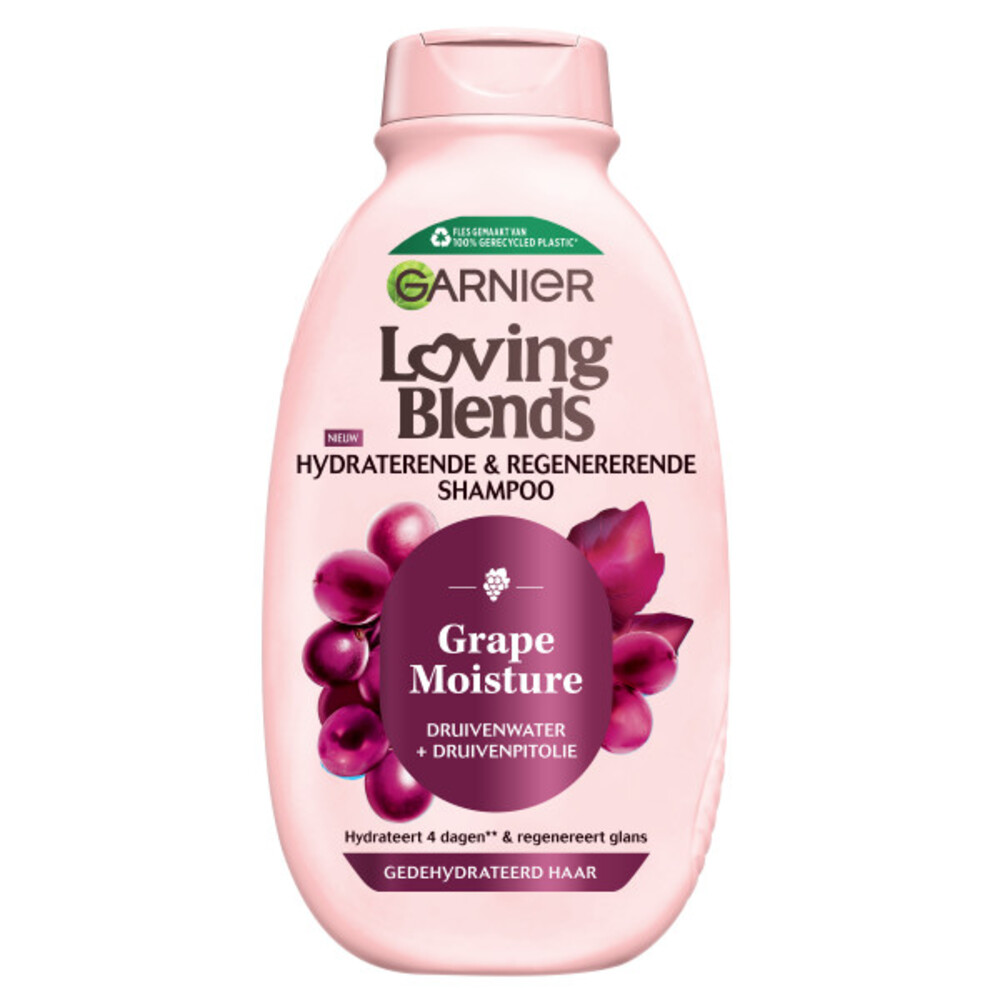 1+1 gratis: Garnier Loving Blends Grape Moisture Shampoo 300 ml