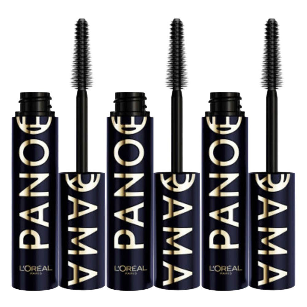3x L'Oréal Panorama Mascara Chromatic Blue Suede 8 ml