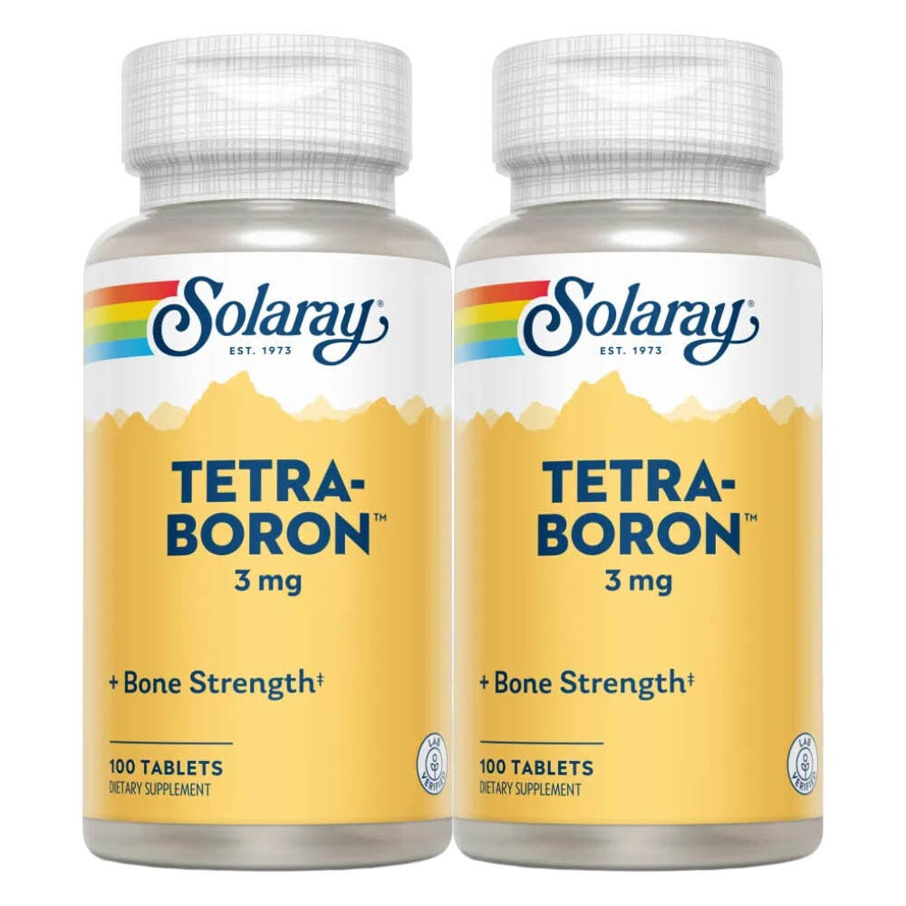 2x Solaray Borium 100 tabletten