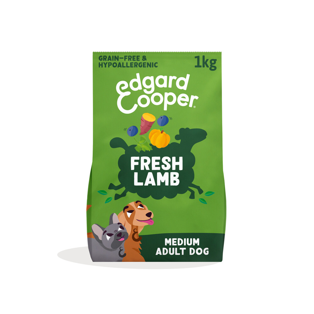 Edgard&Cooper Hondenvoer Droog Lam Medium 1 kg