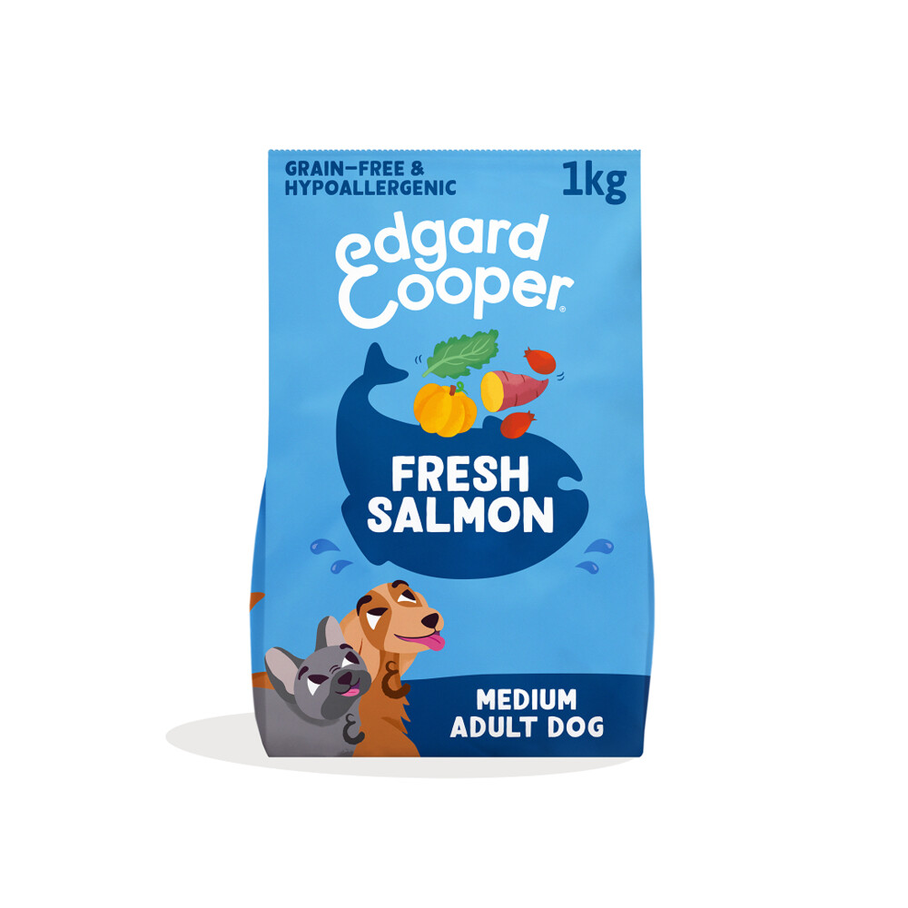 Edgard&Cooper Hondenvoer Droog Zalm Medium 1 kg