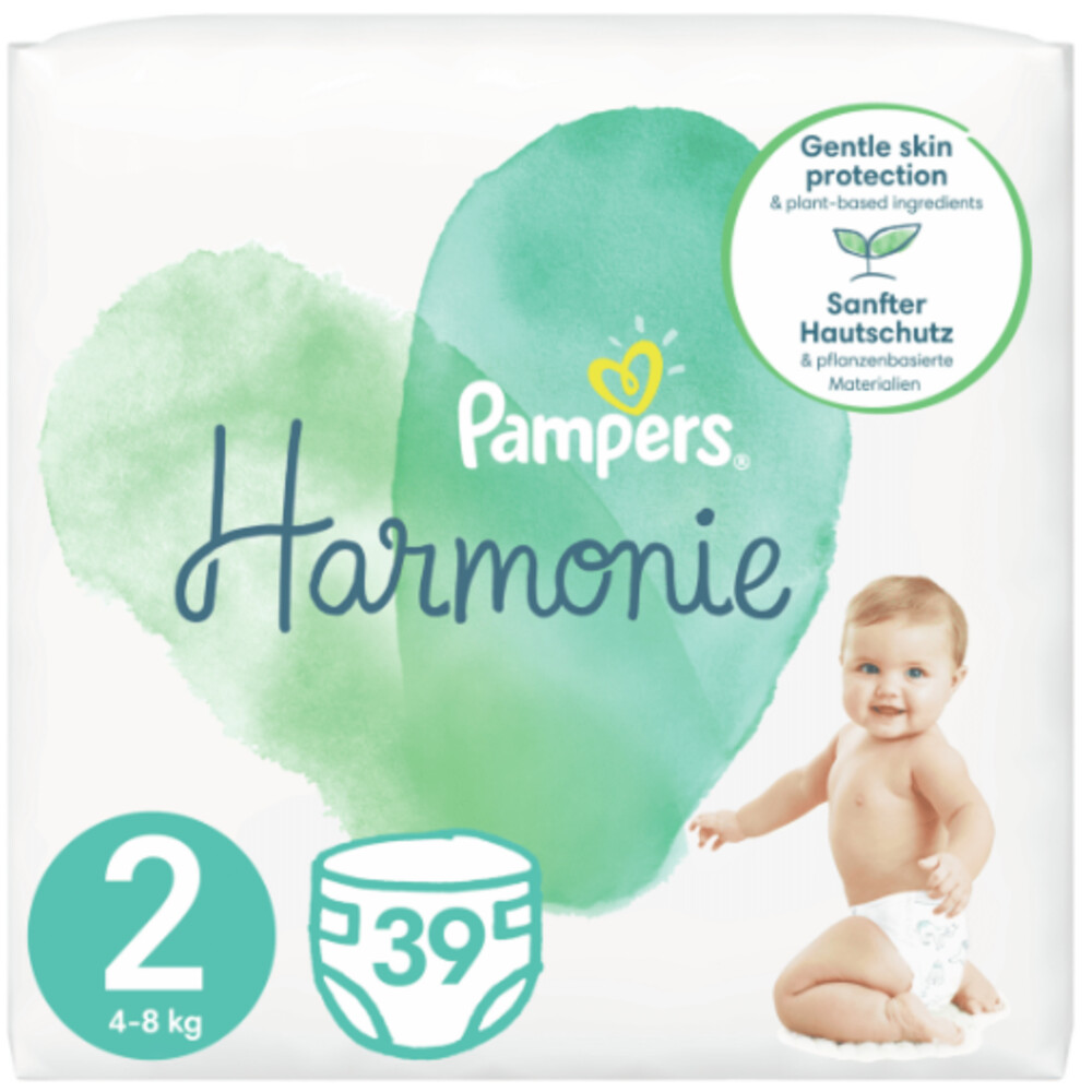 3x Pampers Harmonie Luierbroekjes Maat 2 (4-8kg) 39 stuks