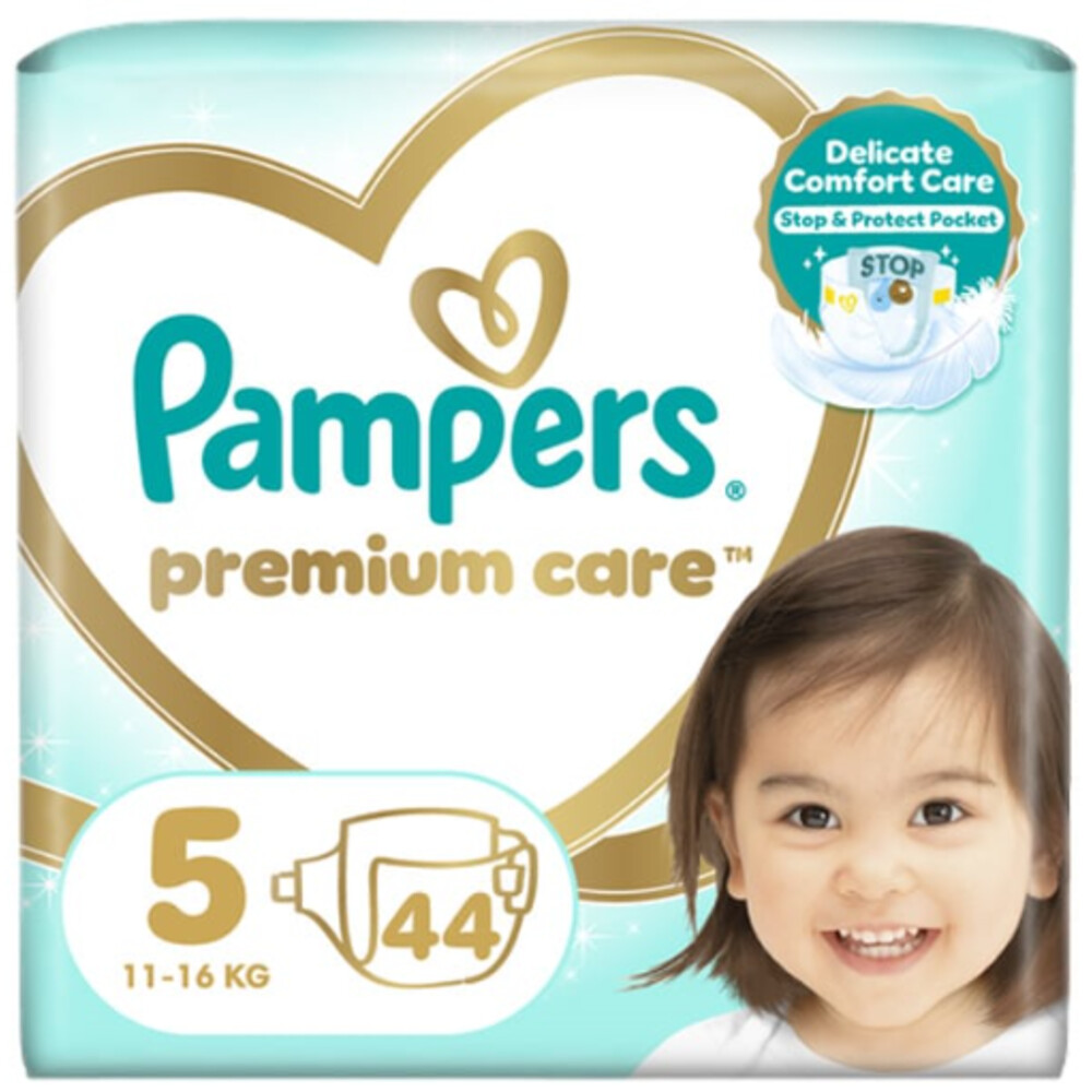 Pampers Premium Care Luiers Maat 5 (11-16kg) 44 stuks