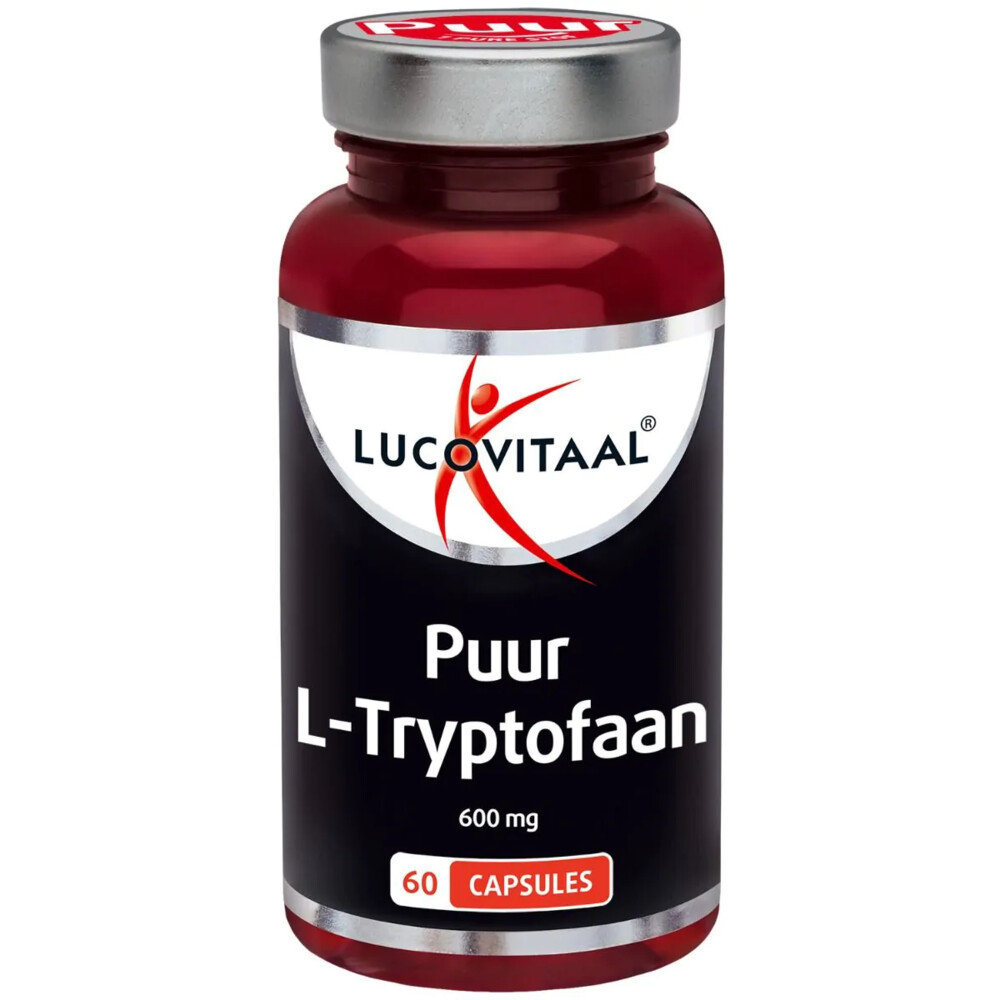 2+2 gratis: Lucovitaal L-Tryptofaan Puur 600mg 60 capsules