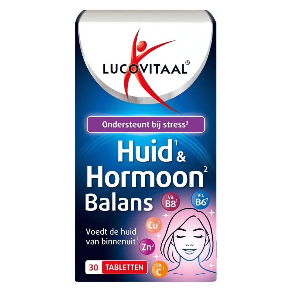 2+2 gratis: Lucovitaal Huid&Hormoon Balans 30 tabletten